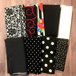 Black and White Fabric Bundle